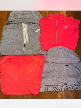 Nike & Adidas Hoodies Bundle (4) – Size S – Great Condition